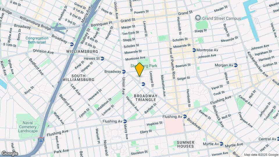 255 Lorimer St Mapa y Detalles de la Ubicación