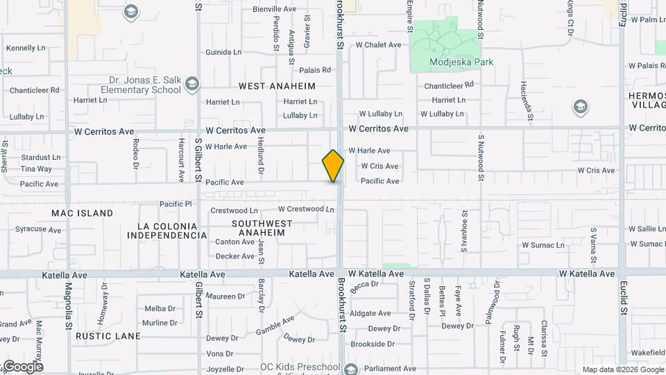 9962 Pacific Ave Mapa y Detalles de la Ubicación