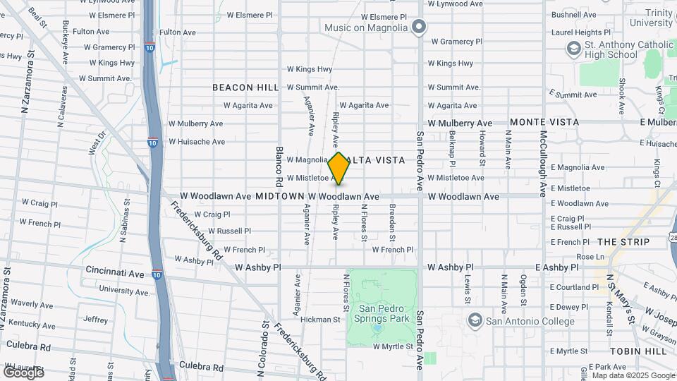 639 W Woodlawn Ave Map and Location Details