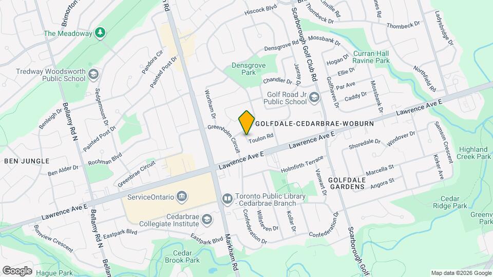 7 Toulon Rd Map and Location Details