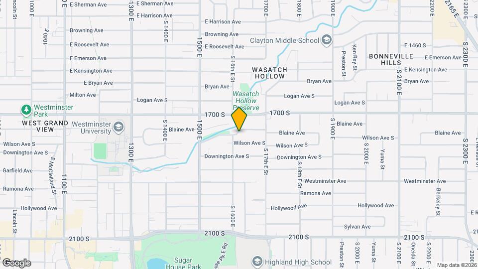 1612 Blaine Ave Mapa y Detalles de la Ubicación