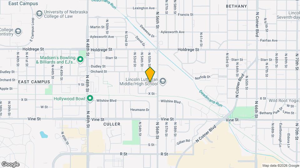 5500 Hillsdale Dr Map and Location Details