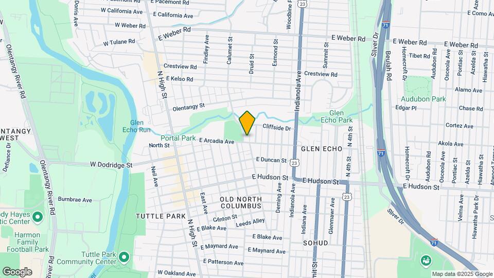2688 Calumet St Map and Location Details