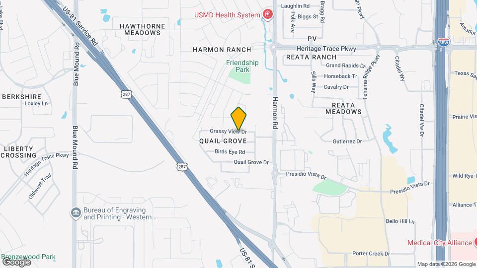 1636 Grassy View Dr Map and Location Details