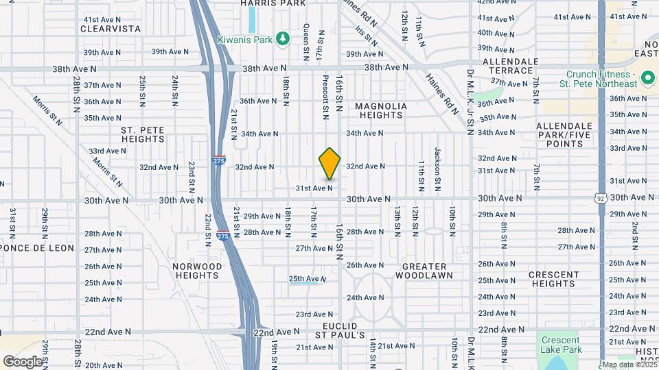 1631 31st Ave N Map and Location Details