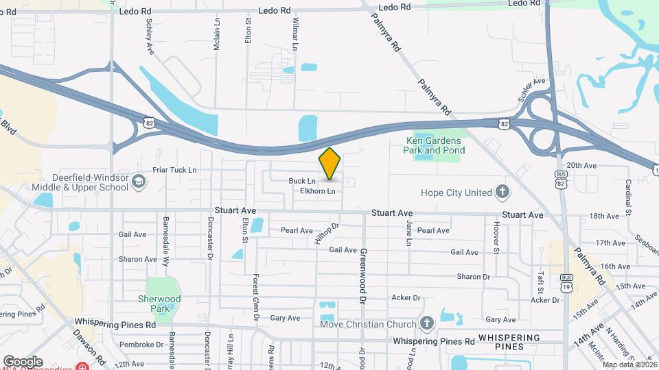 1905 Elkhorn Ln Map and Location Details