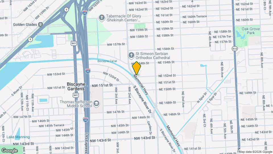 190 NW 152nd St Map and Location Details