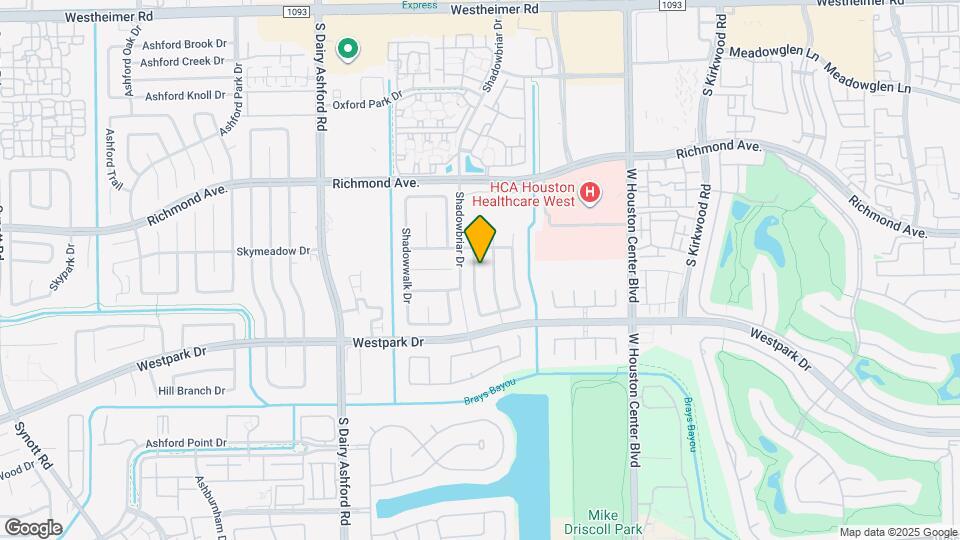 3319 Shadowbark Dr Map and Location Details