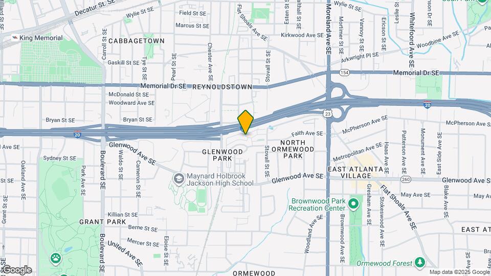947 N Ormewood Park Dr SE Map and Location Details