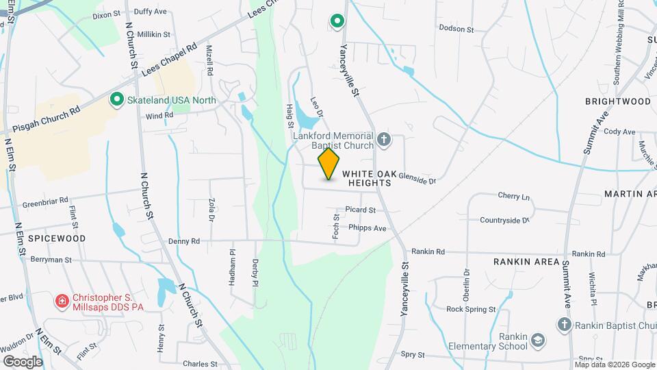 1317 Cushing St Map and Location Details