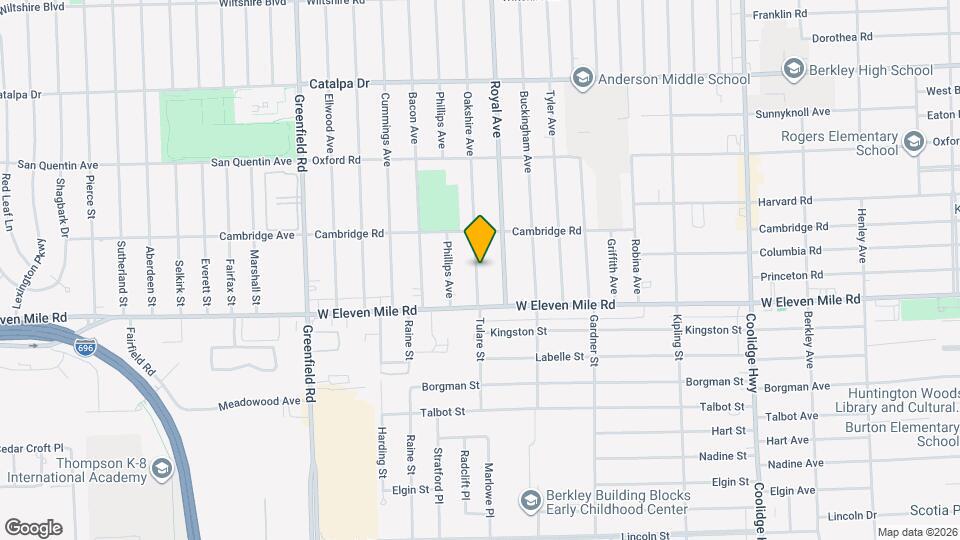 1846 Oakshire Ave Mapa y Detalles de la Ubicación