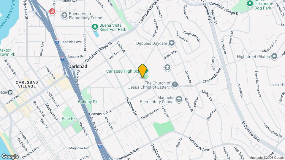 3445 Valley St Map and Location Details