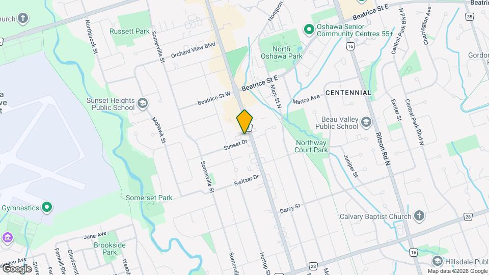 976 Simcoe St N Map and Location Details