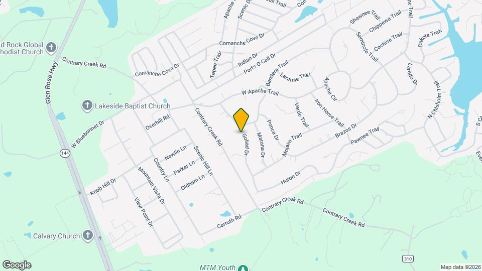 4002 Goliad Dr Map and Location Details