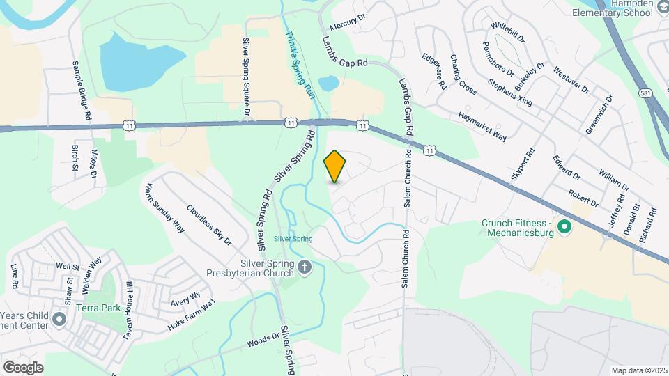 6360 Creekbend Dr Map and Location Details
