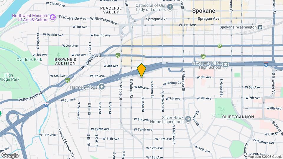 508 S Cedar St Map and Location Details