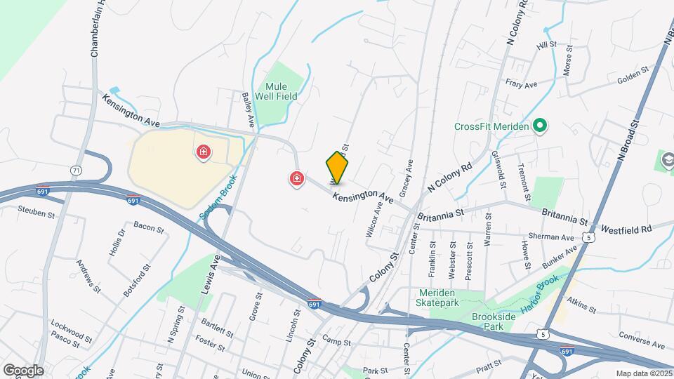 115 Kensington Ave Map and Location Details