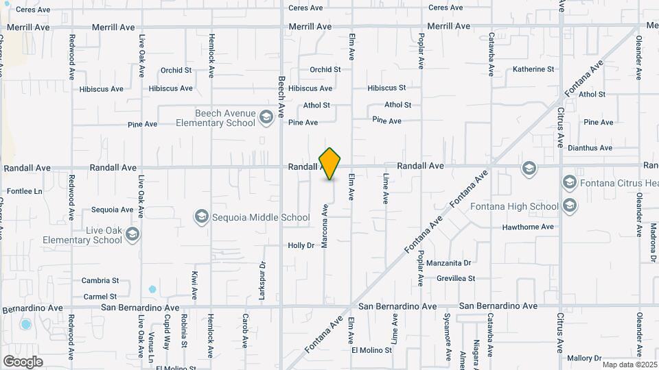 9348 Marcona Ave Map and Location Details