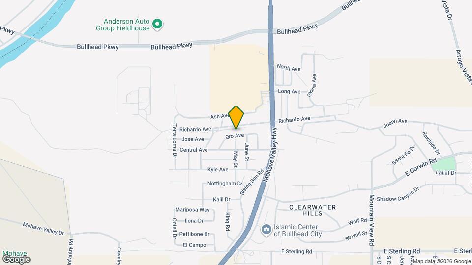 1653 Oro Ave Map and Location Details