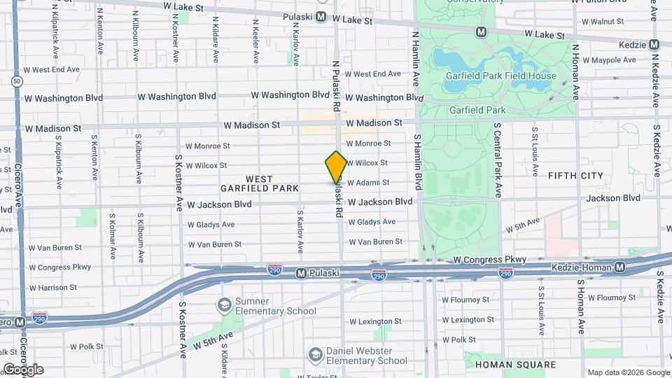 4003 W Adams St Map and Location Details