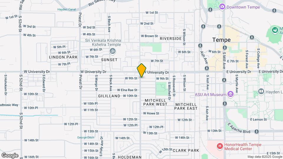 850 W 9th St Map and Location Details