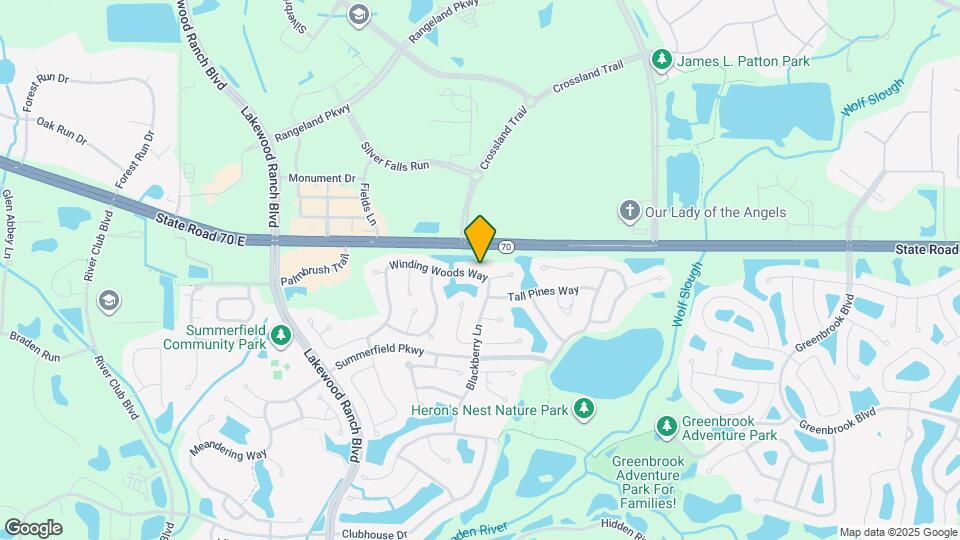 12227 Winding Woods Way Mapa y Detalles de la Ubicación