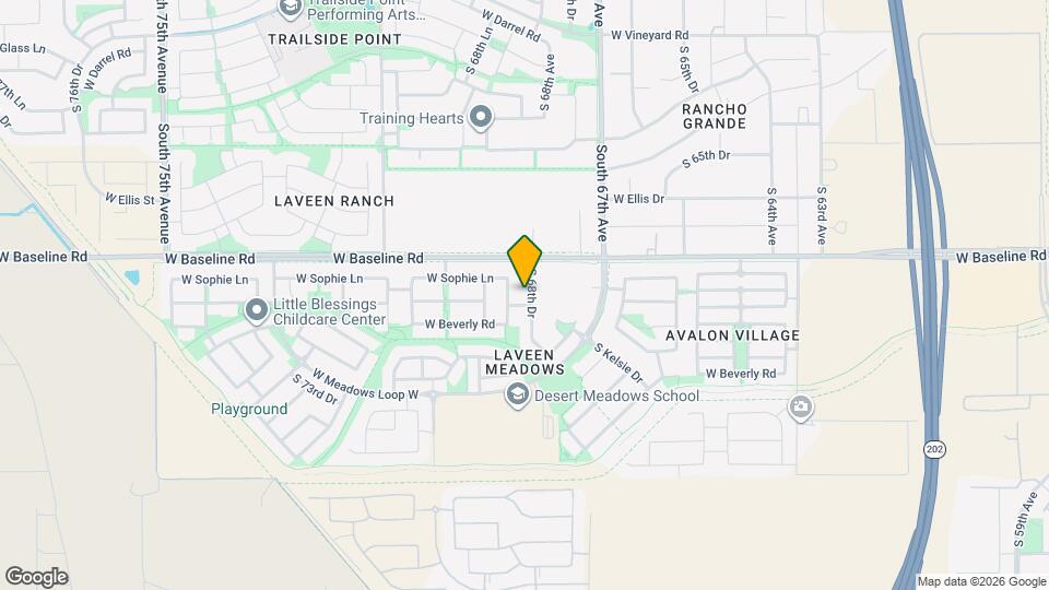 7708 S 68th Dr Map and Location Details