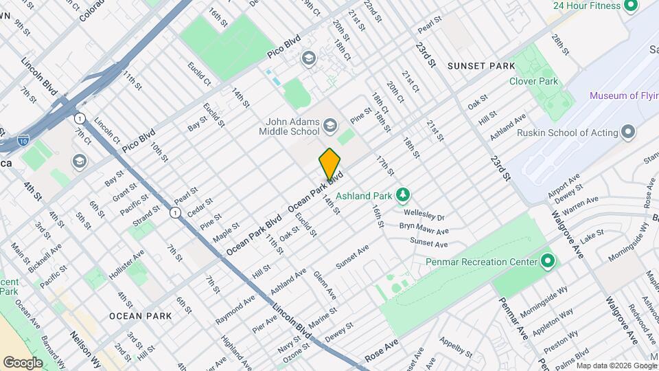 1504 Ocean Park Blvd Map and Location Details