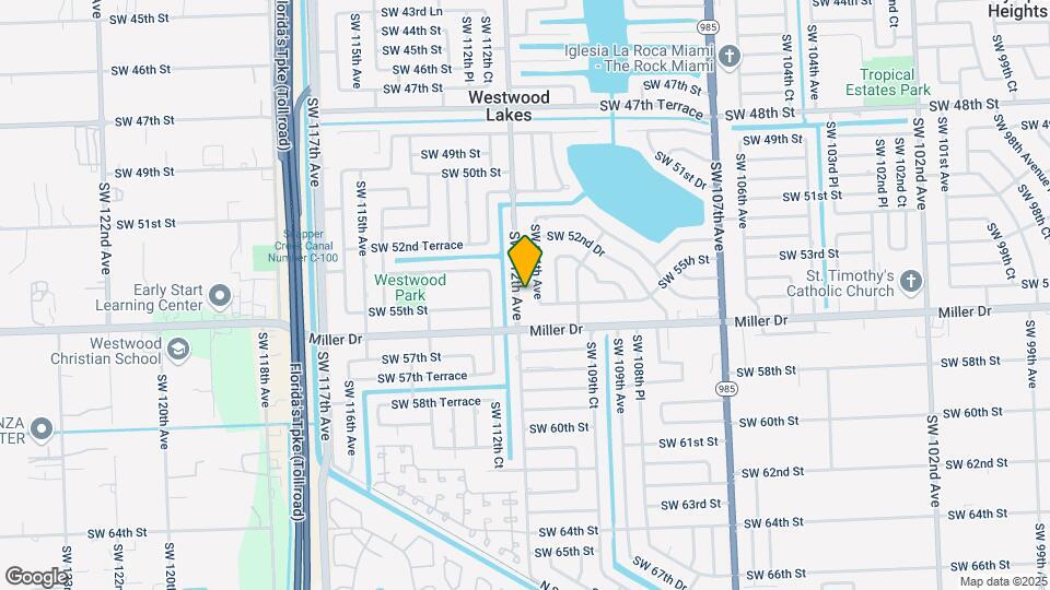 5425 SW 112th Ave Map and Location Details