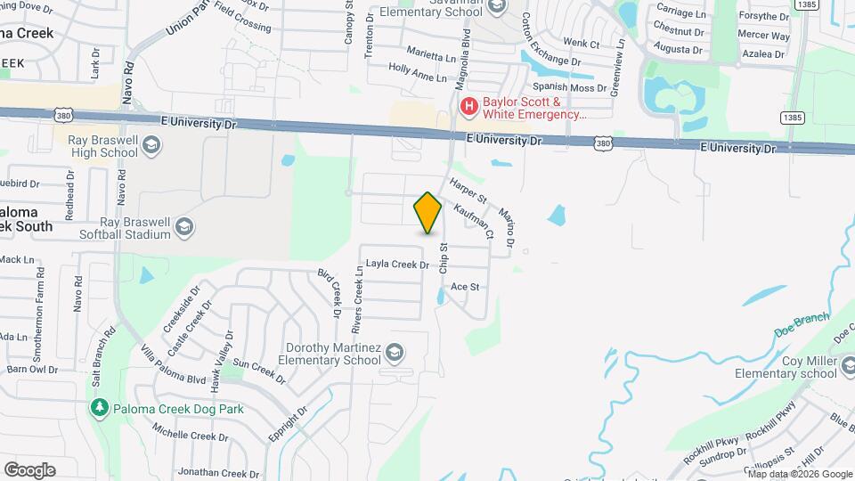 3137 Walker Creek Dr Map and Location Details