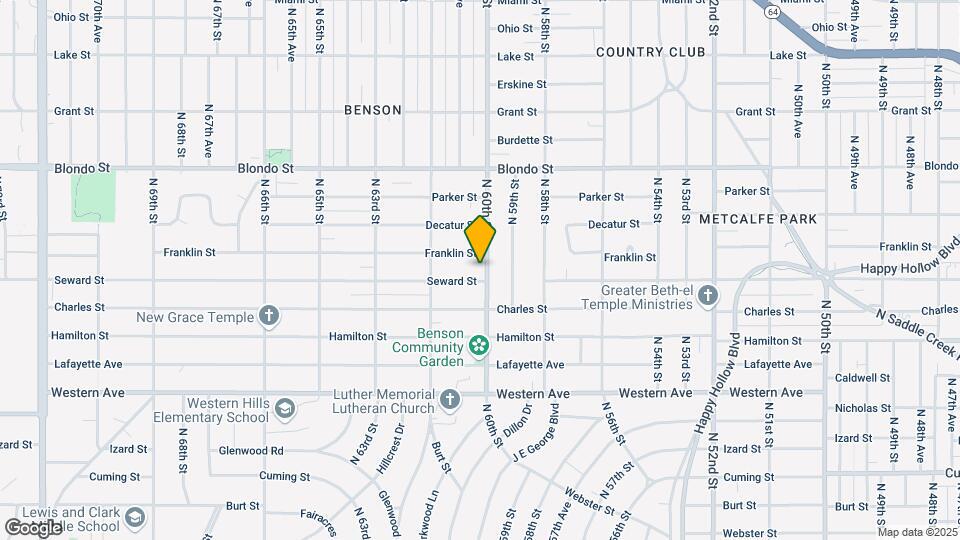 1606 N 60th St Map and Location Details