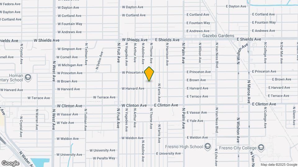 2627 N Thorne Ave Map and Location Details