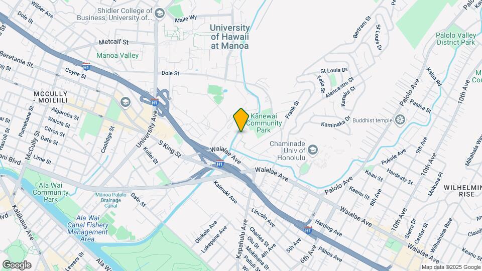2963 Koali Rd Map and Location Details