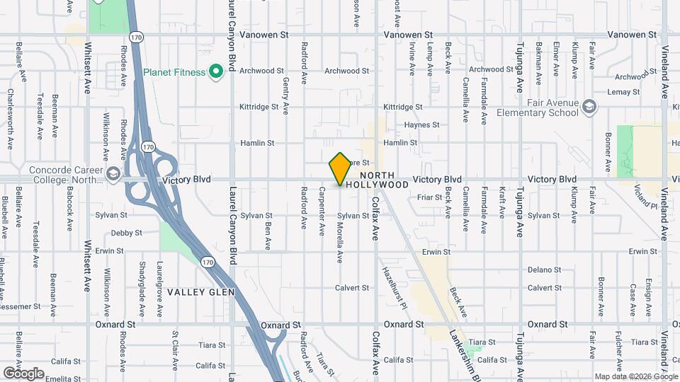 6171 Cleon Ave Map and Location Details