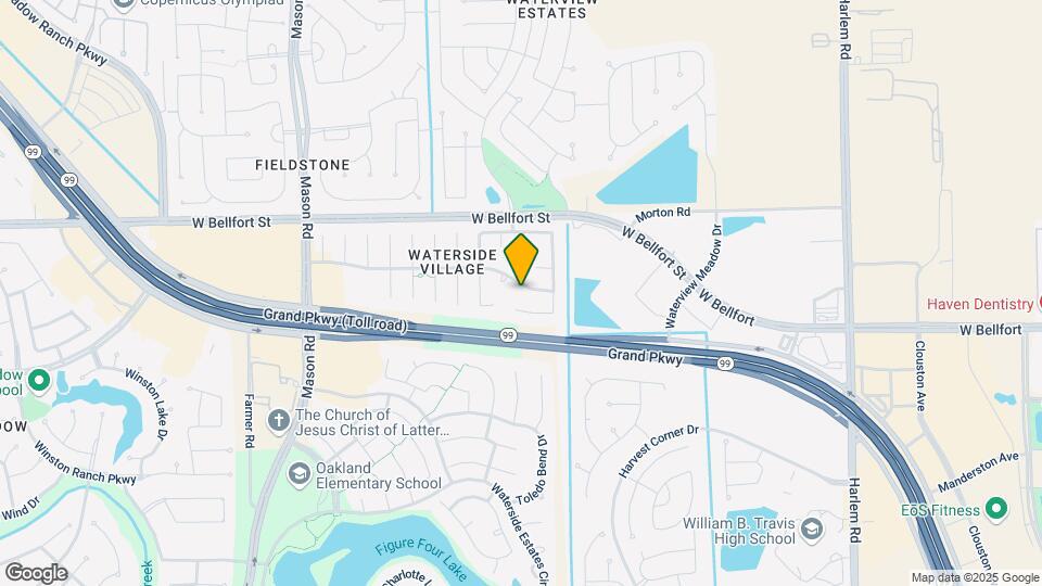 1427 Waterside Village Drive Map and Location Details