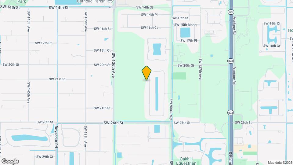 2203 SW 132nd Way Mapa y Detalles de la Ubicación