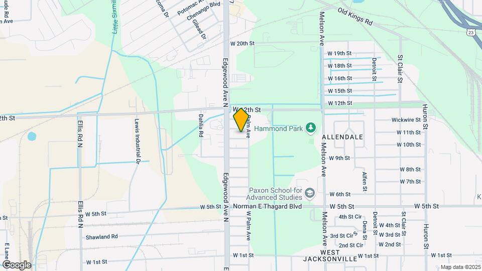 3519 Hibiscus St Map and Location Details