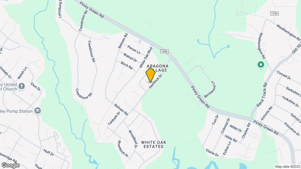 204 Hemlock Dr Map and Location Details