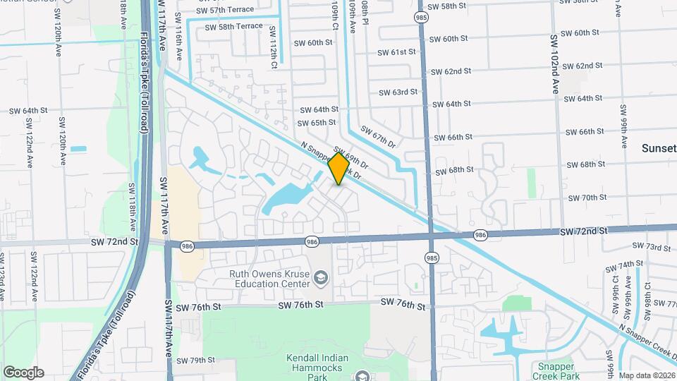 6916 SW 110th Ave Mapa y Detalles de la Ubicación