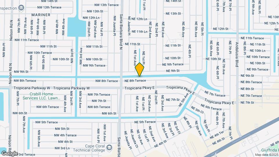 109 NE 8th Terrace Map and Location Details