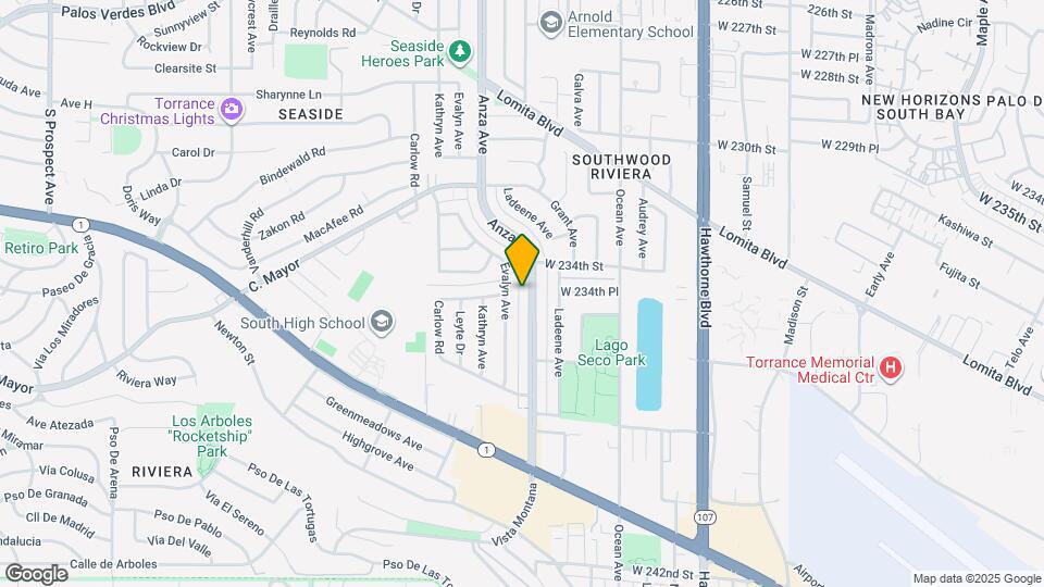 23433 Anza Ave Map and Location Details