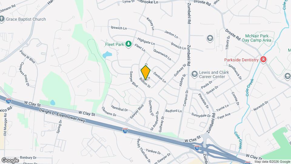 2243 Bolton St Map and Location Details