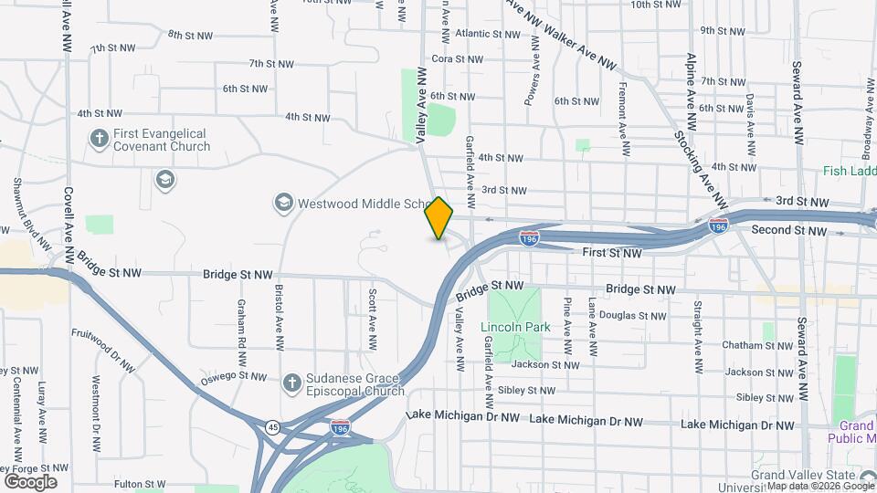 501-503 Valley Ave NW Map and Location Details