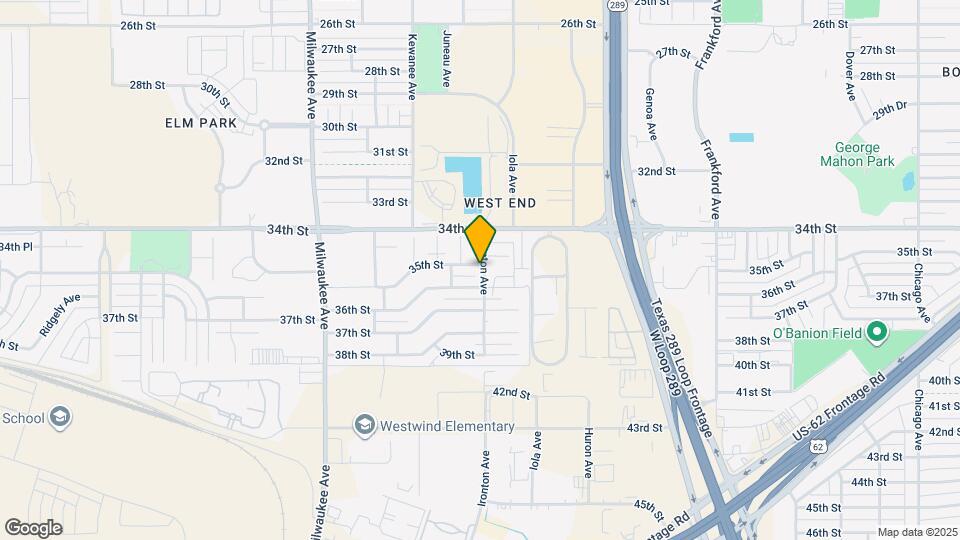 6119 35th St Map and Location Details