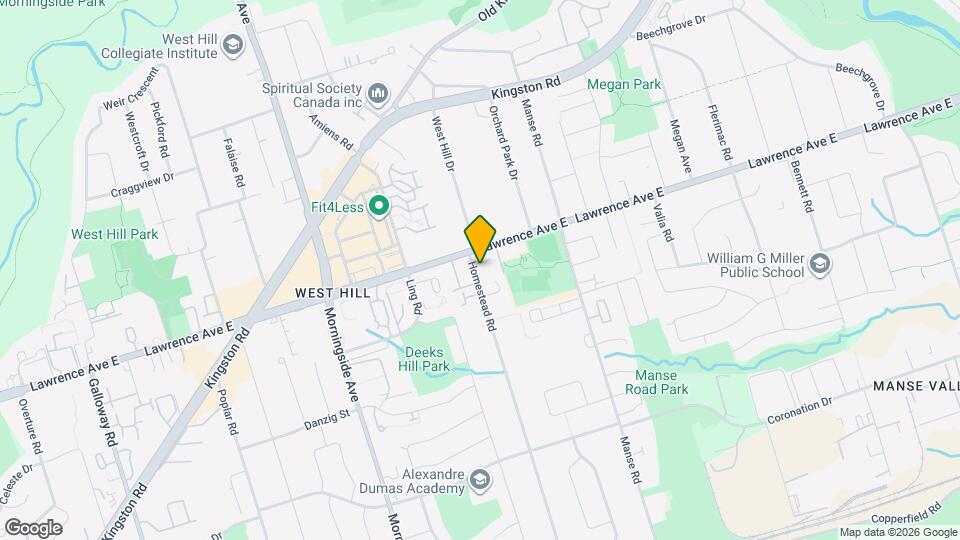 153 Homestead Rd Map and Location Details