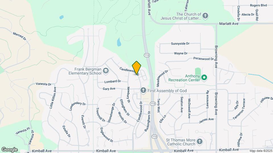 2503 Candlewood Dr Mapa y Detalles de la Ubicación