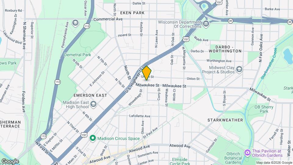 2652 Milwaukee St Map and Location Details