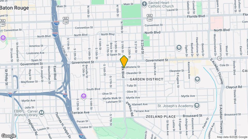 629 Park Blvd Map and Location Details