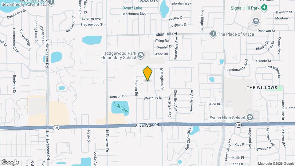 1667 Weston Oaks Dr, Unit D Mapa y Detalles de la Ubicación