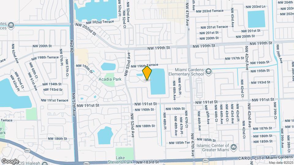 5042 NW 195th Terrace Map and Location Details